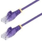 StarTech.com Purple Slim Cat6 Ethernet Cable - Kabel - Netzwerk