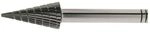 LUKAS HSS-Fr&auml;sstift Form M Spitzkegel Kopf &oslash; 10 mm L&auml;nge 20 mm Zahnung 3
