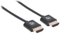 Manhattan HDMI Cable with Ethernet (Ultra Thin), 4K@60Hz (Premium High Speed)