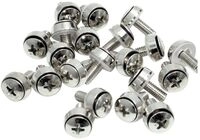 StarTech.com M6 x 12mm - Montageschrauben - 100er Pack - M6 Schrauben f&uuml;r Server