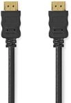 NEDIS HighSpeed HDMI-Kabel 4K 3D Ethernet St-St vergoldet 0.5m sw