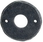 HALC&Ouml; Rosette STUBAI - WC, &oslash; 53 mm, verzinkt schwarz passiviert