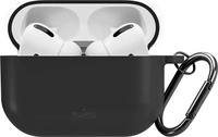 SBS PUAPC3PROICONBLK, SBS PURO ICON Silikon H&uuml;lle f&uuml;r AirPods Pro 3, schwarz