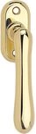 MARCHESI Fenstergriff ELEGANT - sichtbar geschraubt, 32 x 65, Messing poliert