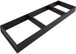 BLUM AMBIA-LINE Schubkastenrahmen breit, NL600mm, Stahl Carbonschwarz matt