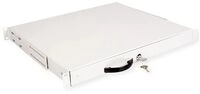 ROLINE Tastatur-Tablett - abschlie&szlig;bar, Tiefe 400 mm - RAL 7035, Hellgrau - 1U -