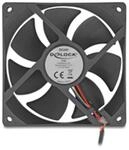 Delock Geh&auml;usel&uuml;fter - axial - 92 mm - Schwarz