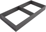 BLUM AMBIA-LINE Schubkastenrahmen breit, NL450mm, Stahl Indiumgrau matt