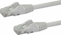 STARTECH N6PATC3MWH, StarTech.com 3m Cat6 UTP RJ45 Gigabit Patchkabel Snagless...
