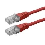 ROLINE Patchkabel Cat.6 (Class E), UTP, PoE, rot, 0,5 m