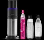 SodaStream E-DUO Wassesprudler titan, Standard Pack 1x Glasfl. 1L + 1x KSTFL 1L, DWS,