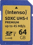 INTENSO 3421490, Intenso Premium - Flash-Speicherkarte - 64 GB