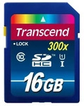 TRANSCEND TS16GSDU1, Transcend Premium - Flash-Speicherkarte - 16