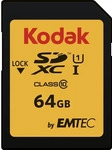 KODAK EKMSD64GXC10K, Kodak Flash-Speicherkarte - 64 GB - UHS-I U1 / Class10