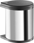 HAILO 3515-031, HAILO Einbau-Abfallsammler Mono 15 Liter Edelstahl/Schwarz