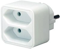 Brennenstuhl Adapterstecker Schutzkontakt DE 2 x Euro