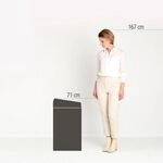 Brabantia Touch Bin, 60L - Matt Black M&uuml;lleimer