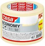 tesa&reg; Malerband Economy &ndash; 3er-Pack &ndash; Abdeckband f&uuml;r Malerarbeiten Klebeband