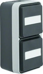 BERKER 47703535, Berker SSD 2F SENKR.M.BF, GRAU MATT / BERKER 47703535