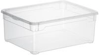 Rotho Clearbox Men Shoe 10 l CLEAR Transparent