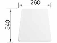 BLANCO 210521, Blanco Schneidbrett Kunststoff weiß Küchenaustattungs-Zubehör