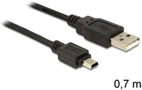 DELOCK 82396, Delock USB-Kabel - USB (M) zu Mini-USB, Typ B (M)