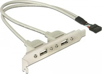 DELOCK 71000, Delock USB-Konsole - 10-poliger USB-Header (M)