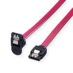 ROLINE Int. SATA 6.0 Gbit/s HDD-Kabel mit Schnappverschluss, gewinkelt, 0,5 m