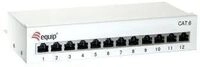Equip Patch Panel - Patch Panel - CAT 6 - RJ-45 X 12
