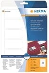 HERMA 9643, HERMA Special - Papier - matt - permanent selbstklebend - wei&szlig; - 80 x 40
