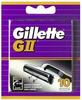 Gillette GII Systemklingen 10er Ersatzklingen, 10 Stück