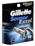 Gillette Sensor Excel Systemklingen 10er