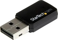 STARTECH USB433WACDB, StarTech.com USB 2.0 AC600 Mini Dual Band Wireless-AC Network