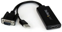 STARTECH VGA2HDU, StarTech.com VGA-auf-HDMI-Adapter mit USB-Audio & -Stromversorgung