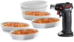 GEFU Cr&egrave;me Br&ucirc;l&eacute;e Set CARMELLO, 5 + 2-tlg. 1 Flambierbrenner, 4 + 2