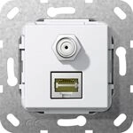 Gira MJ RJ45 CAT6A 10GB SAT-F EINS. / GIRA 569703