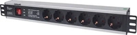 INTELLINET 713962, Intellinet 19" 1.5U Rackmount 6-Way Power Strip - German Type",