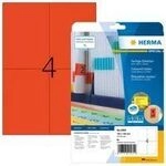 HERMA 4562 - Rot - Rechteck - A4 - Universal - Matte - Laser/Inkjet