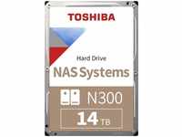 TOSHIBA HDWG21EUZSVA, Toshiba N300 NAS - Festplatte - 14 TB - intern - 3.5 " (8.9 cm)