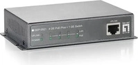 LEVELONE GEP-0521, LevelOne GEP-0521 - Switch - unmanaged - 4 x 10/100/1000 (PoE+)