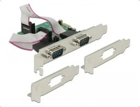 DELOCK 89641, Delock PCI Express Card > 2 x Serial RS-232 High Speed 921K with