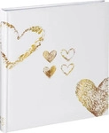 HAMA 00002363, Hama Buch-Album "Lazise", 29x32 cm, 50 wei&szlig;e Seiten, Gold