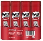 Henkel Pritt Klebestift, transparent, Banderole, 4x43g Klebestift