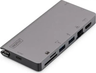 DIGITUS DA-70877, DIGITUS DA-70877 - Dockingstation - USB-C - VGA, HDMI