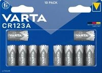 VARTA LITHIUM Cylindrical CR123A Megablister 10 Lithium-Batterie