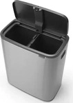 BRABANTIA 221422, Brabantia Bo Touch Bin, 2 x 30 L - Matt Steel Fingerprint...