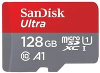 SanDisk microSDXC Ultra 128GB (UHS-I/Cl.10/100MB/s)