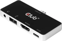 CLUB 3D CSV-1591, Club 3D USB Type C 4-in-1 Hub - Dockingstation