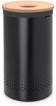 Brabantia W&auml;schebox 60L, Korkdeckel - Matt Black W&auml;schebox