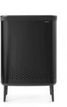 Brabantia Bo W&auml;schekorb Hi, 2 x 45 L - Matt Black W&auml;schekorb